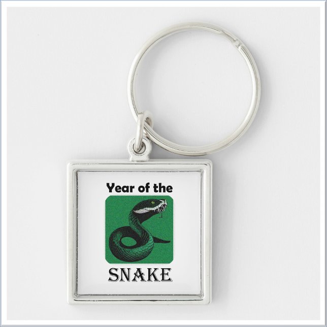 Cool Year of the Snake Chinese Zodiac Key Ring (Creator Uploaded)
