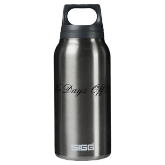 Cool yellow insulated water bottle