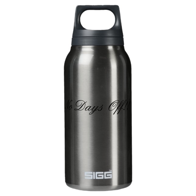 Cool yellow insulated water bottle (Front)