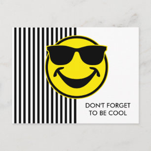 Cool yellow & stripes + your backg. & idea postcard