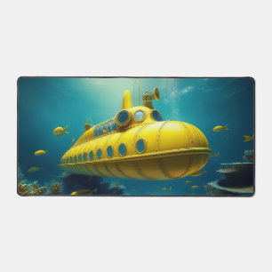 Cool Yellow Submarine Desk Mat! Mat