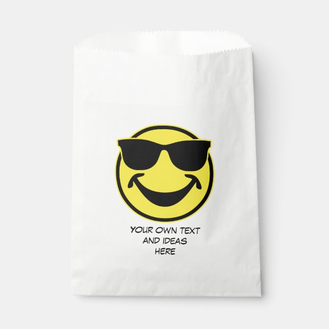 Cool yellow + your backg. & ideas favour bags (Front)