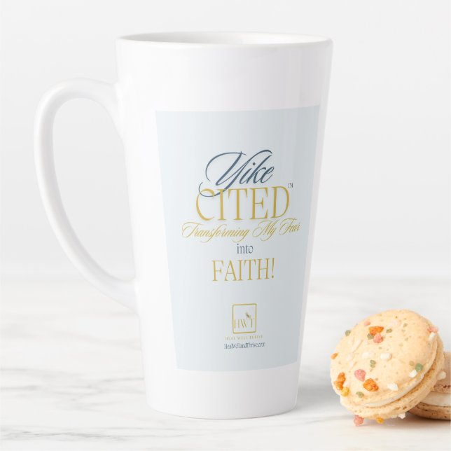 Cool YikeCITED(TM)  Latte Mug (In Situ)