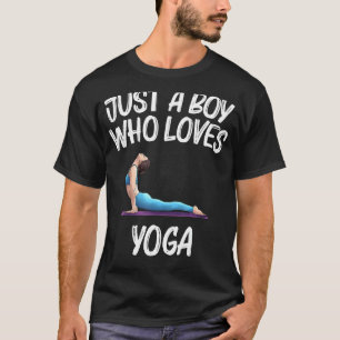 Cool Yoga For Boys Kids Yogi Physical Exercise The T-Shirt