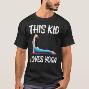 Cool Yoga For Kids Boys Yogi Physical Exercise The T-Shirt