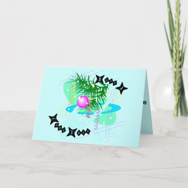 Cool Yule Greeting Card (Front)