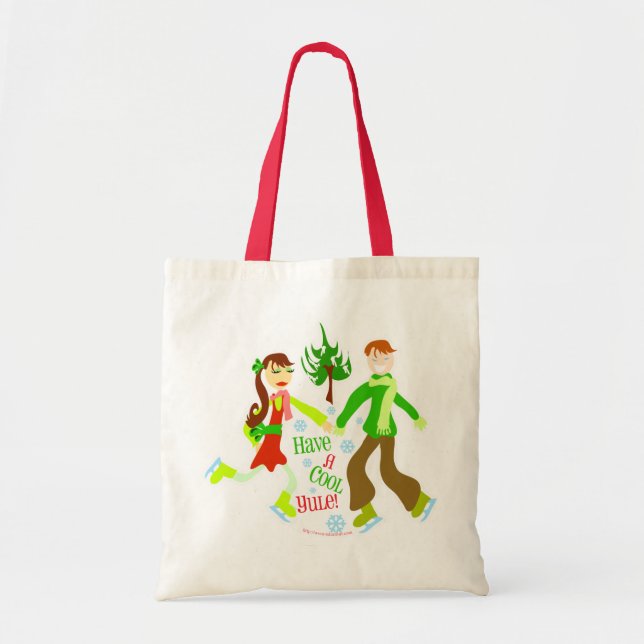 Cool Yule Holiday Tote Bag (Front)