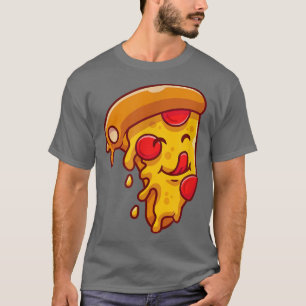 Cool Yummy Pizza Slice Novelty Graphic Tees & Cool