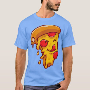 Cool Yummy Pizza Slice Novelty Graphic Tees & Cool
