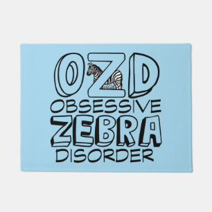 Cool Zebra Doormat