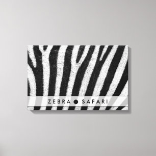 Cool Zebra Pattern Texture Canvas Print