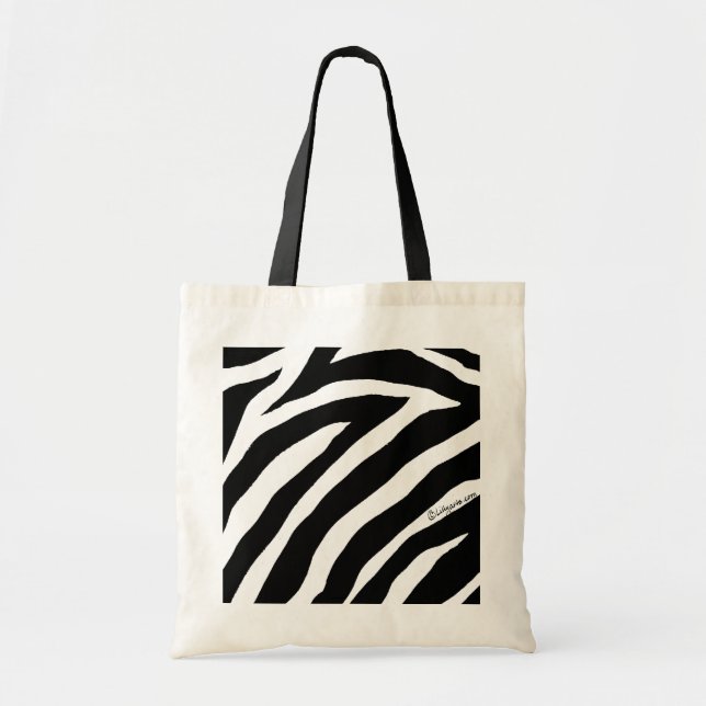 Cool Zebra Stripes Tote Bag tote (Front)