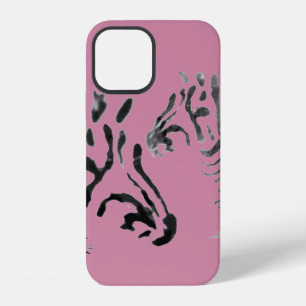 Cool Zebra Wildlife Art Custom Colour iPhone 12 Case