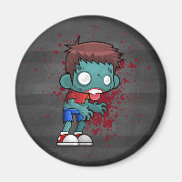 Cool Zombie Dude with Blood / Paint Splatter