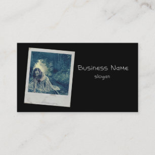 Cool Zombie Girl Business Card
