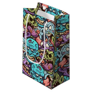 cool zombie Halloween party Small Gift Bag