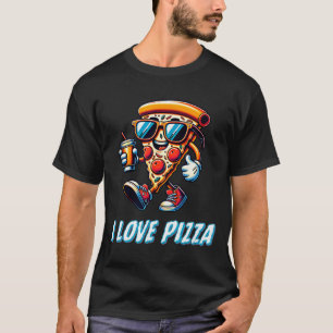 Cool Zza Slice Funny Food Lovers Kids Men And Wome T-Shirt