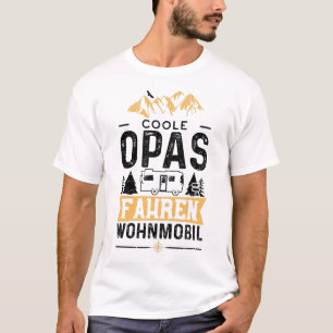 Coole Opas Fahren Wohnmobil T-Shirt