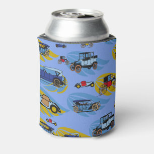 Cooler,  Can cooler  With antique cars Design 