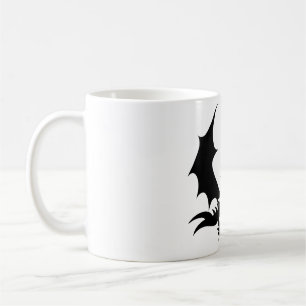 Cooler Schwarzer Drache Coffee Mug