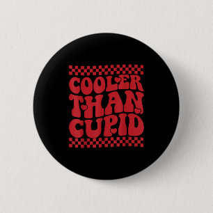 Cooler Than Cud Cute Valentine's Day Kids Boys Gir 6 Cm Round Badge