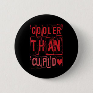 Cooler Than Cud Cute Valentine's Day Kids Boys Gir 6 Cm Round Badge