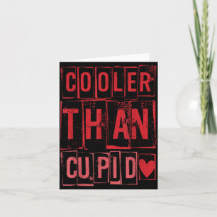 Cooler Than Cud Cute Valentine's Day Kids Boys Gir Card