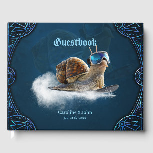 Cooler than the rest, the snowboarding snail. guest book