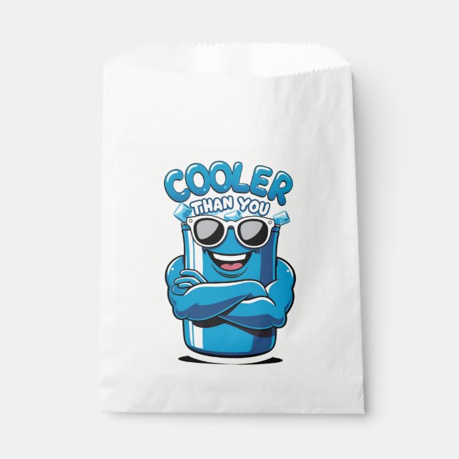 Cooler Than You – Funny Party Cooler Design Favour Bags (Front)