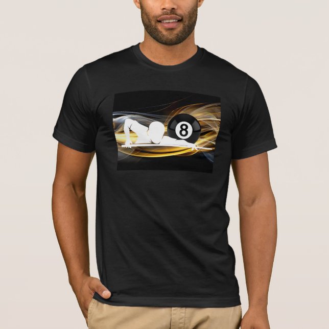Coolest 8 Ball Billiards Tshirt (Front)