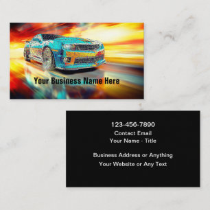 Coolest Automotive Business Cards Design Template