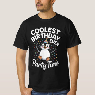 Coolest Birthday Penguin Tee