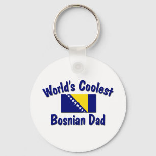 Coolest Bosnian Dad Key Ring