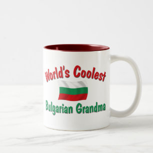 Coolest Bulgarian Grandma Two-Tone Coffee Mug