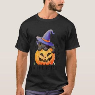 Coolest Cat Witch Pumpkin In The Patch  Jack O Lan T-Shirt