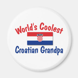 Coolest Croatian Grandpa Magnet