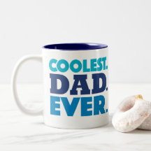 Coolest Dad Ever Mug, Blue