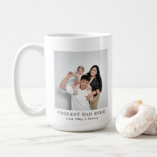Coolest Dad Ever Photo Father's Day Memories Gift Coffee Mug
