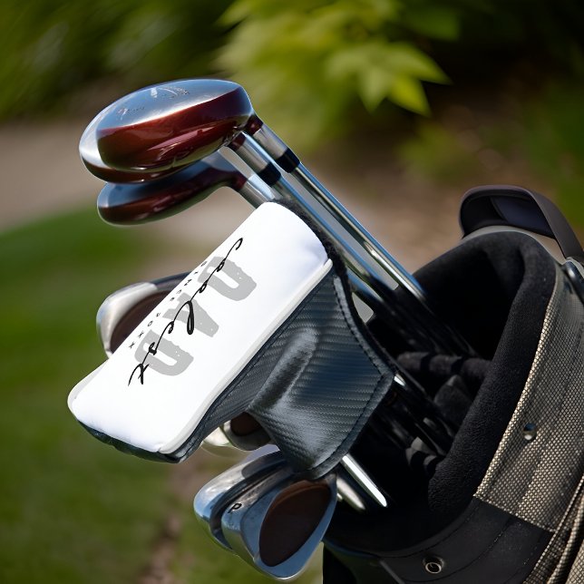 Coolest Dad Since 20XX Modern Simple Preppy Golf Head Cover (Creator Uploaded)