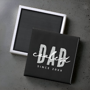 Coolest Dad Since 20XX Modern Simple Preppy Magnet