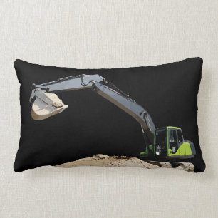 Coolest Double Sided Excavator Pillow