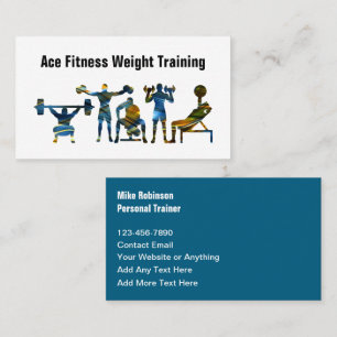 Coolest Fitness Personal Trainer And Coach Business Card