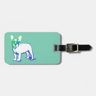 Coolest French Bulldog Boy Luggage Tag