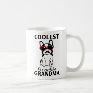 Coolest Frenchie Grandma, Funny French Bulldog Coffee Mug