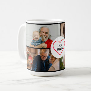 Coolest Grandpa 4 Photo Coffee Mug