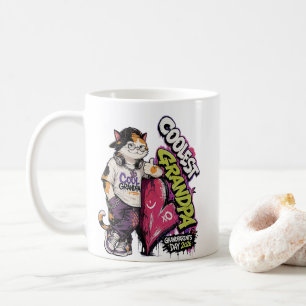 Coolest Grandpa Hip Hop Calico Grandparents Day Coffee Mug