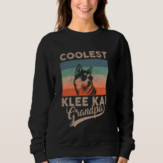 Coolest Klee Kai Grandpa Men Gifts Funny Dog Grand Sweatshirt