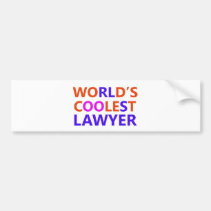 coolest lawyer bumper sticker