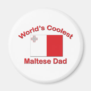 Coolest Maltese Dad Magnet