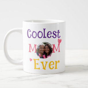 Coolest Mom Funny Sarcastic Mother's Day Giant  Large Coffee Mug